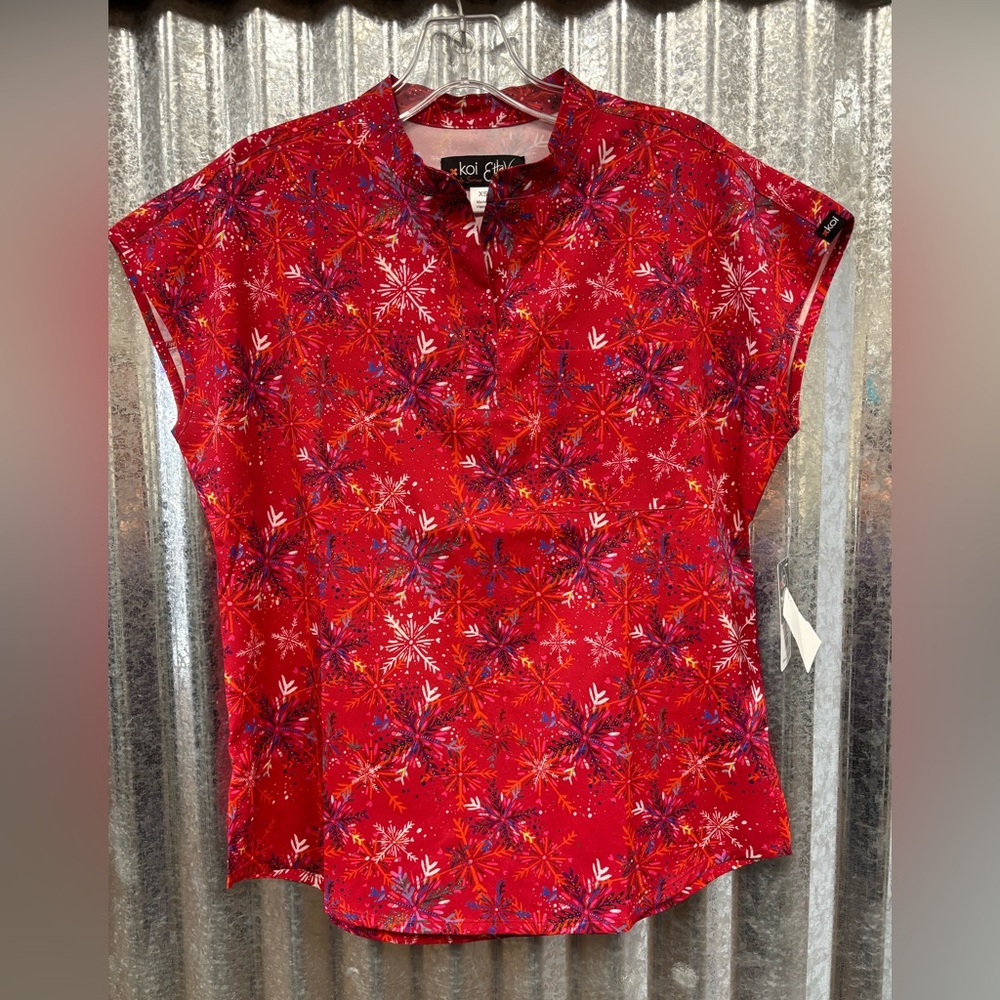 Koi/Women's Print Top/S